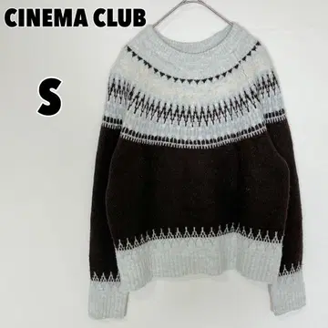 CINEMA CLUB 시네마 클럽 (S) 노르딕 무늬 니트