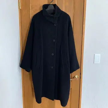 저널 스탠다드 슈퍼 140 울 스탠드 카라 코트