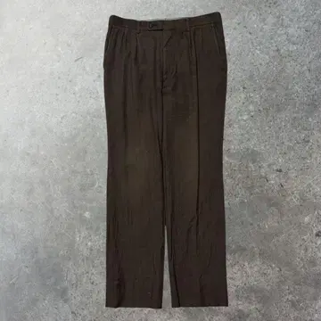 빈티지 브라운 팬츠 슬랙스 드레스 팬츠 구제 의류