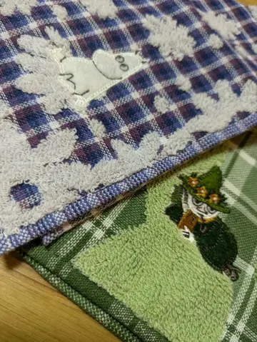 무민 스너프킨 타월 손수건 2장 세트