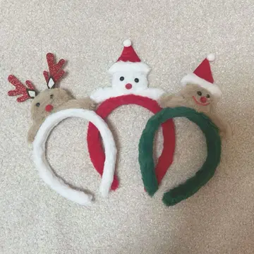 크리스마스 머리띠 3개 세트