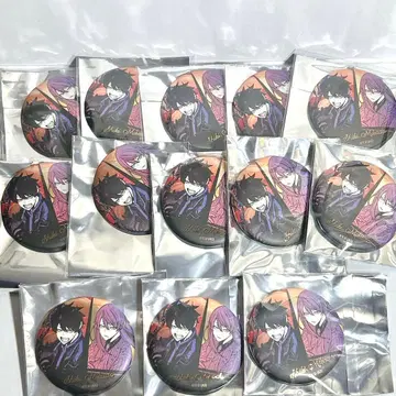 이치노세 시키 모모데라 신몬 토겐 안키 메탈릭 캔뱃지 원작 그림