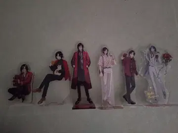 셰린 버건디 아크릴 스탠드 6체 세트