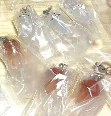 나메코 메지루시 액세서리 화이트 나메코 나가나메코 가챠가챠