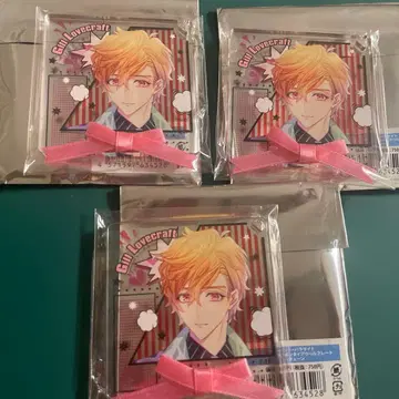 큐피파라 길 리본 타이 아크릴 키링 3종