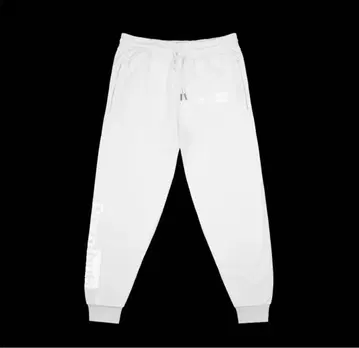 Pornhub 로고 화이트 조거 팬츠 스웨트 팬츠