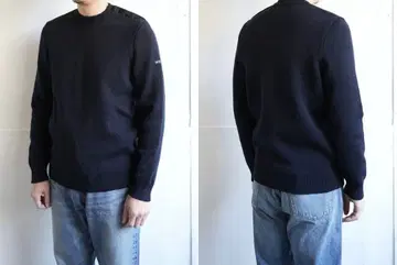 세인트 제임스 SAINT 비닉 JAMES 네이비 니트 스웨터