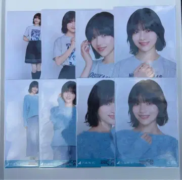 노기자카46 생사진 하야시 루나 언더 라이브 T셔츠 니트 롱 데님 스커트