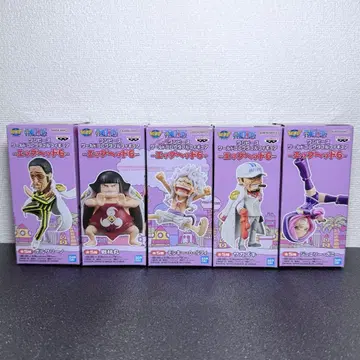 원피스 월드 컬렉터블 피규어 에그헤드6 컴프 5종 세트