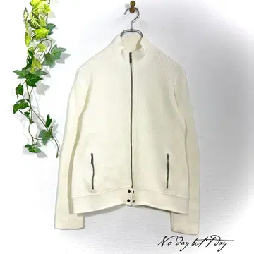 Eddie Bauer 풀 집업 리브 니트 가디건(S) 하이넥