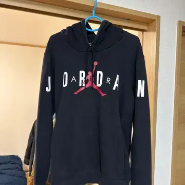 조던 후드 부착 후드티 M 사이즈 블랙
