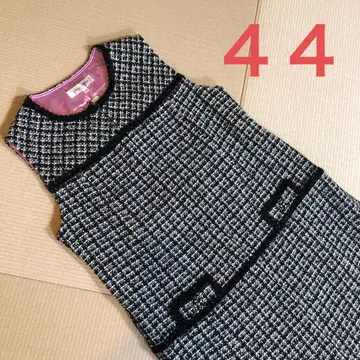 새상품 반값 이하 겨울 상품 라메 믹스 트위드 점퍼 드레스