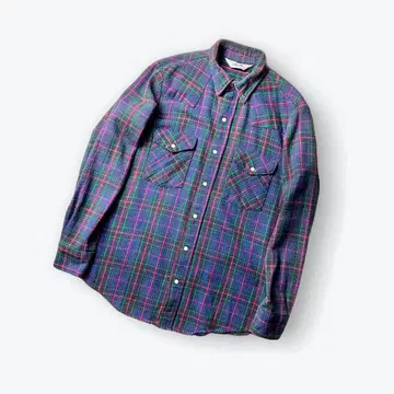 80s DAKOTA / 코튼 웨스턴 셔츠 M