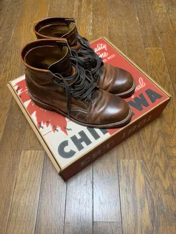 CHIPPEWA 1901M26 8.5 D 브라운 박스 포함