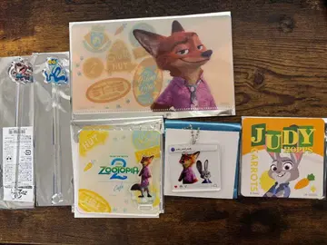 주토피아2 oh my cafe 닉 주디 특전&굿즈 6세트
