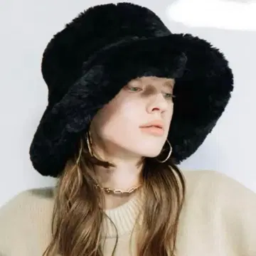 [ 택 포함 새상품 ] WCJ 발수 인조 모피 바게트 햇