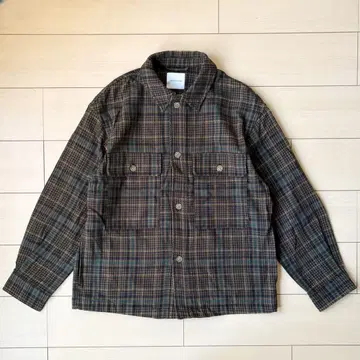 새상품급 프릭스스토어 FREAK'S STORE 체크 CPO 셔츠 자켓