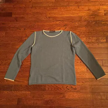 Federica Frumento 블루 그레이 긴팔 니트