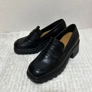 미사용급 ABC SELECT 블랙 XL 통굽 로퍼