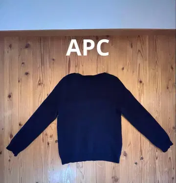 A.P.C. 네이비 니트 스웨터 M 보트넥 48