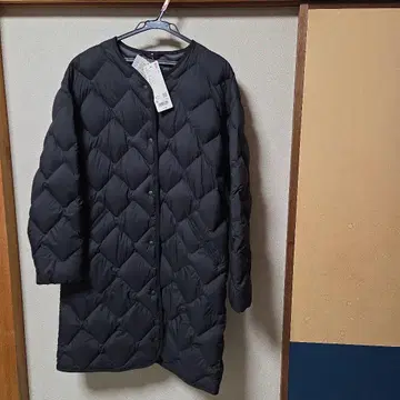 미사용 택 포함 UNIQLO 울트라 라이트 다운 릴랙스 코트 M 블랙