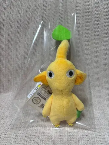 피크민 봉제 인형 마스코트 잎 옐로우 컬러