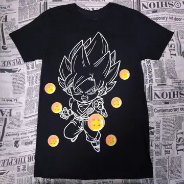 드래곤볼 초 T셔츠 블랙 S사이즈