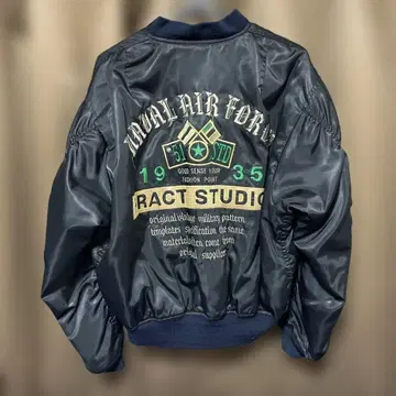 블랙 MA-1 자켓 L