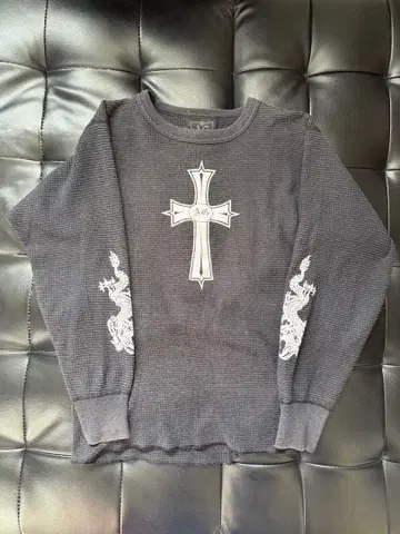 A&G 써멀 롱티 구제 의류 크로스 용