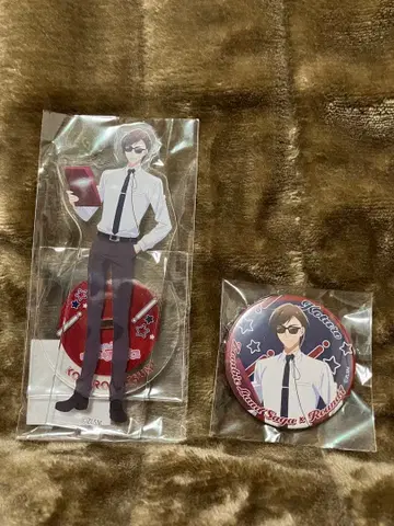 좀비랜드 사가 라운드 원 오리지널 캔뱃지 + 아크릴 스탠드 세트