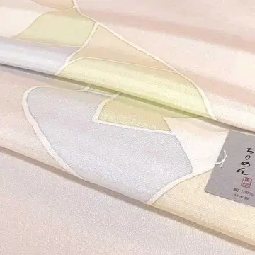 8555 오비 장식 천 탄고 크레이프 원단 중목 일본제 새상품 흙색