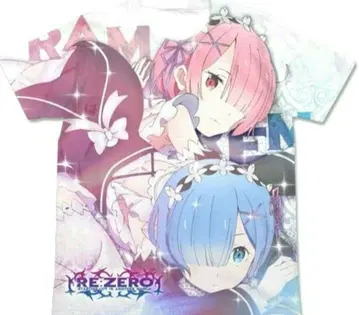 Re: 제로부터 시작하는 이세계 생활 리제로 T셔츠 메이드 렘 라무