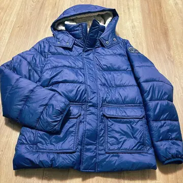 Abercrombie & Fitch 네이비 다운 자켓
