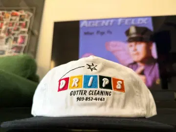 USA Dirt Pile Drips 1997 캡 화이트