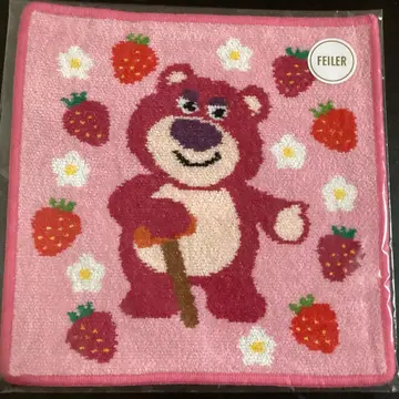 페이러 토이스토리 로쏘 스트로베리 베어 손수건