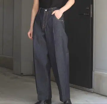 Neonsign 와이드 데님 슬랙스