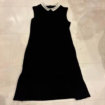 르네 카라 부착 고급 원피스 34 사이즈