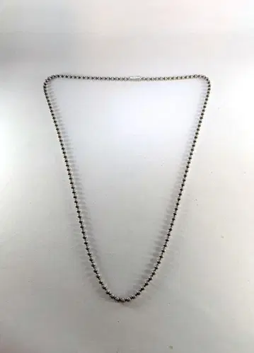 실버925 볼 체인 목걸이