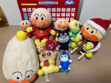 호빵맨 봉제 인형 세트