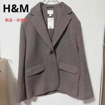 [ H&M ] 브라운 테일러드 자켓 겨울 깔끔