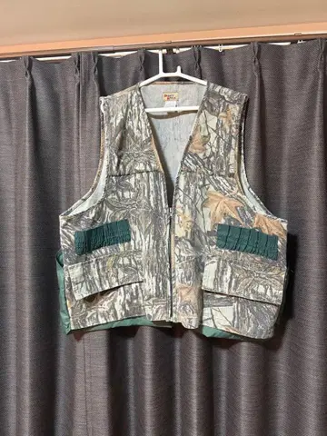 SPORTS AFIELD 낚시용 조끼 XL 리얼트리 카모