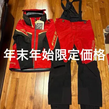 새상품 RA-140X 브래드 레드 L 사이즈 고어텍스 프로 레인 수트