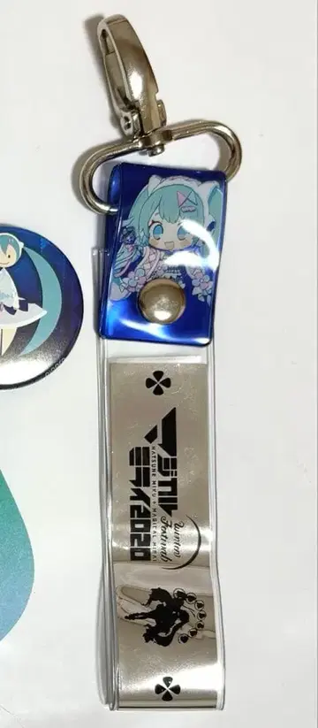 하츠네 미쿠 매지컬 미라이 2020 은색 테이프 홀더