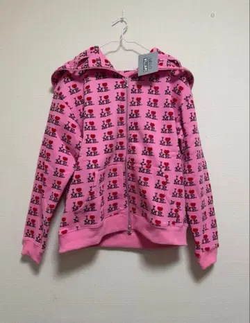 애슐리 윌리엄스 맨투맨 후드티 트레이닝복 핑크 새상품