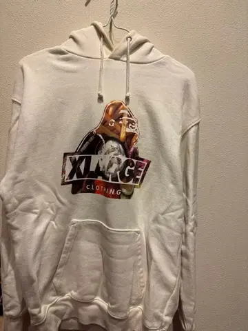 XLARGE 화이트 후드티 S 사이즈