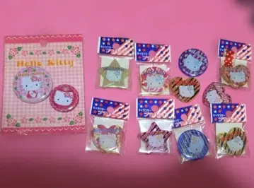 2002년 2001년제 헤이세이 레트로 헬로키티 배지 플라스틱 배지 세트