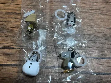 스누피 메지루시 액세서리 4개 세트