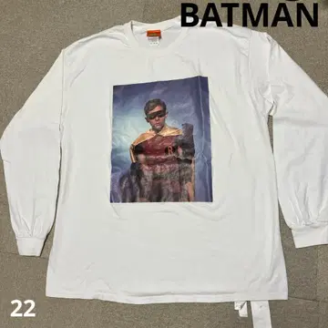 BATMAN 로빈 프린트 긴팔 T셔츠 XL