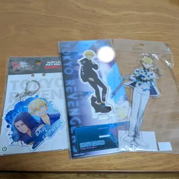 도쿄 리벤저스 치후유 아크릴 스탠드 세트 아크릴 키링 동리베