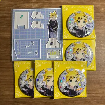 프로세카 하피콜레 카가미네 렌 아크릴 스탠드 캔뱃지